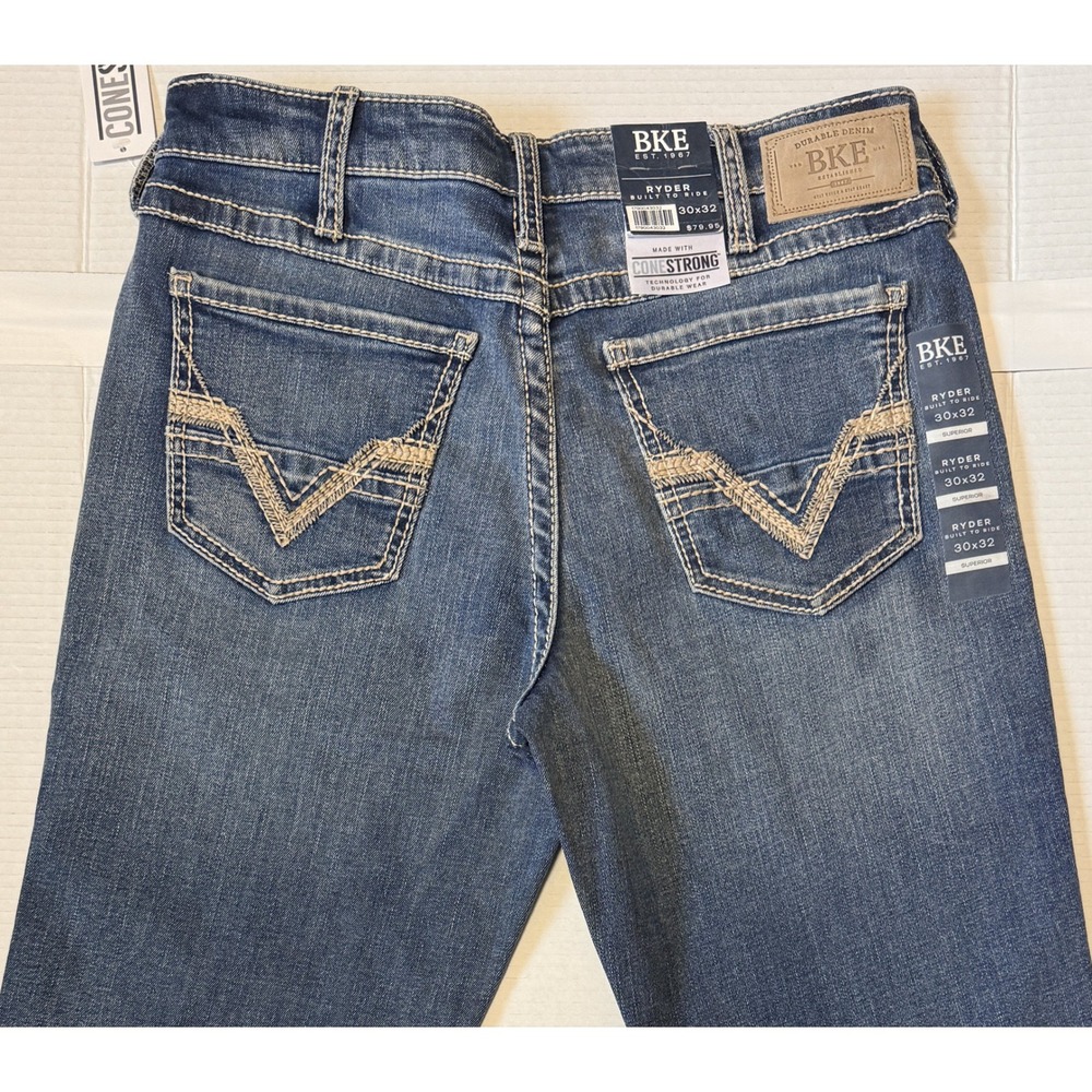 BKE Ryder - Men's Jeans - Durable Built To Ride Regular Fit - 30x32 - NWT NEW